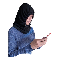 Silver fiber fabric anti-electromagnetic radiation headgear 5G interference isolation base station mobile phone computer WF shielding for men and women