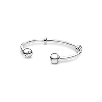 (Self-operated) Pandora Moments open bracelet 925 silver exquisite feel