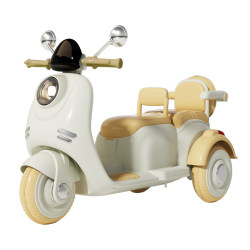 Children's electric motorcycle tricycles Baby girl car children can charging double -control toy cars