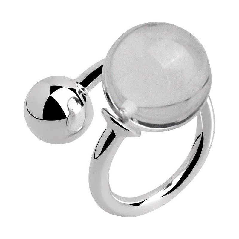 Women's simple niche design open ring