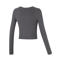 VfU quick-drying sports top for women to wear outdoors with sun protection and coolness Pilates dancing long-sleeved yoga wear in autumn