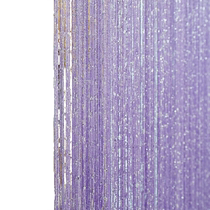 XM white thread curtain wedding decoration curtain hanging curtain wedding props high-end silk curtain encryption free punching partition curtain