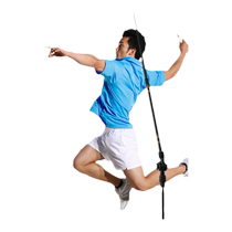 Badminton training device single practice artifact one person playing indoor with string automatic rebound auxiliary equipment for children