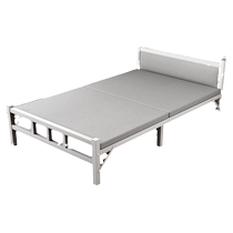 Senzong folding sheets for one person home simple bed office nap dormitory lunch break small bed adult iron bed