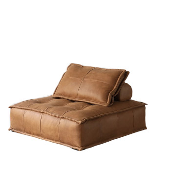 Original piedmont tofu block leather sofa Original piedmont tofu block leather sofa
