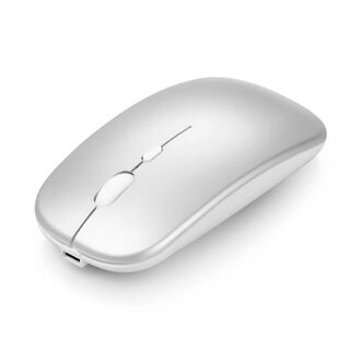 Mu bluetooth wireless mouse suitable for desktop computers, silent ergonomics, girls' office, rechargeable notebook