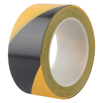 PVC warning tape 10 cm wide 33 meters long yellow and black ground mark fire warning isolation floor marking 5S zebra crossing