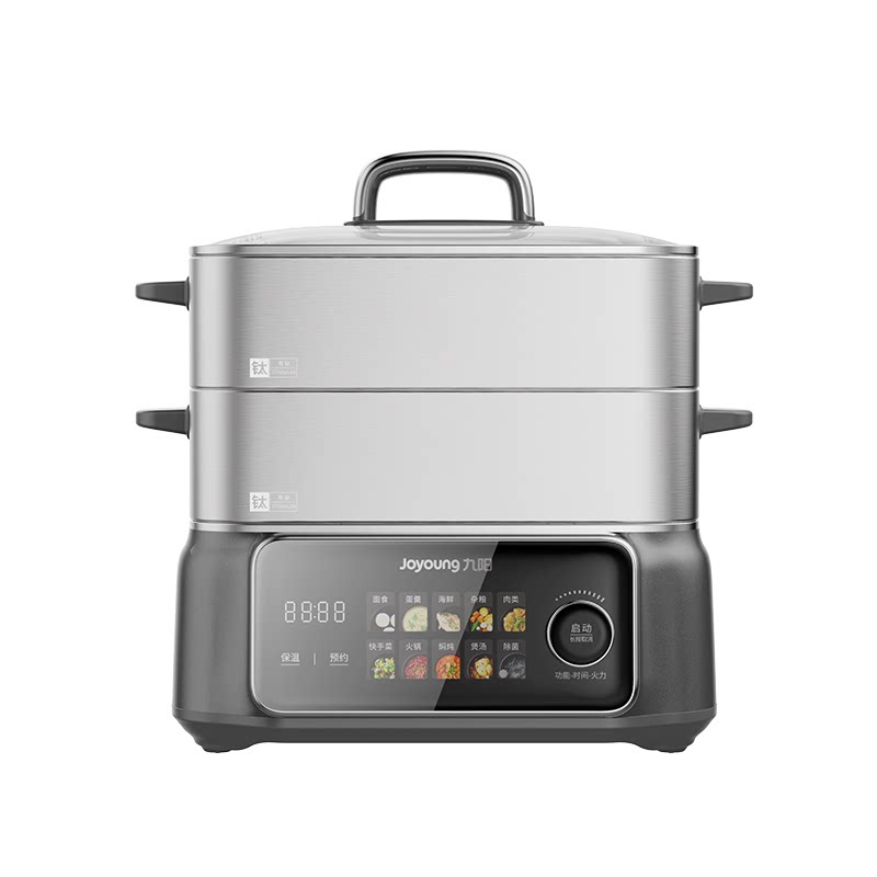 Joyoung titanium all-steel quick steaming multifunctional electric steamer