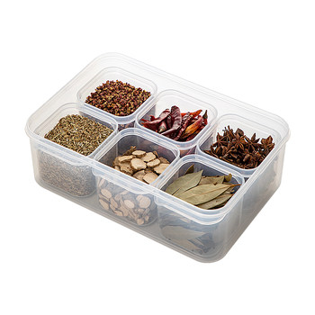 Spice storage box food grade pp material sealed and anti-worm