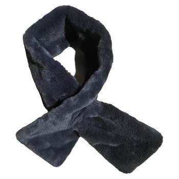 Golden Mink Velvet Scarf, Double-Sided Thickened Fur Scarf for Men, Autumn and Winter Warm Neck Protection, Windproof and Cold-Proof Neck Cover