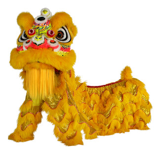 Intangible cultural heritage adult lion dance props complete set bamboo woven lion head