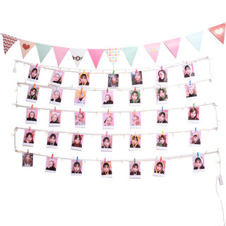 Internet celebrity photo frame hanging led light string dormitory creative decoration