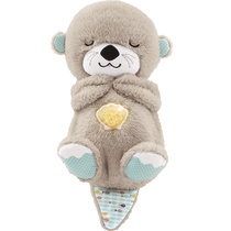 (Self-operated) Fisher-Price Otter Infant Soothing Toy Newborn Baby Plush Doll Soothing and Soothing