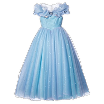 Childrens dress high-end girls princess dress birthday Cinderella tutu skirt No. 6 primary school host piano performance costume