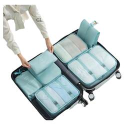 Travel Storage Bag Seven-Piece Set Clothing and Underwear Organizer Multifunctional Travel Classification Storage Bag Travel Bag