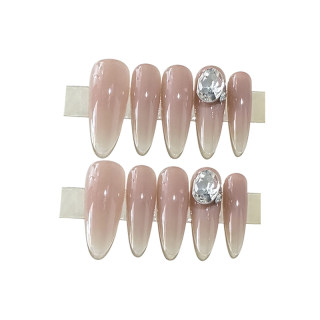 Purely handmade manicure, wearable nails, short nail patches, fake nails, autumn and winter nails