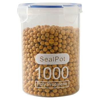 Large transparent plastic sealed cans powder cans tea for household use