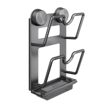 Suction cup lid storage rack