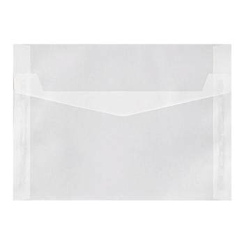 High-value frosted sulfuric acid envelope translucent ins card packaging bag material high-end creative storage small card packaging card bag waterproof idol card protection bag postcard handbook material