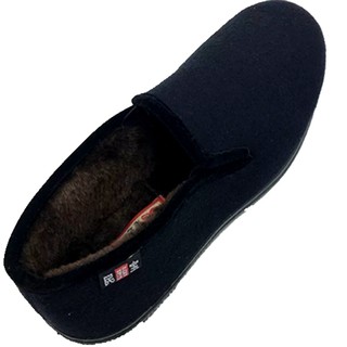 Old beijing cloth shoes winter daddy woolen face second cotton