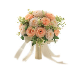 Hand-held bride's wedding korean style wedding flower ball wedding photo bouquet fake flower bridesmaid photo props bouquet simulation