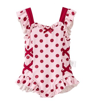 Jellybaby girls one-piece swimsuit summer baby sun protection swimsuit children's cool 5-year-old child swimsuit