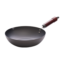(Self-operated) Japanese original RIVERLIGHT iron pot frying pan 30cm cooking pot household gas