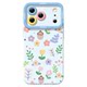 Chestnut floral suitable for Apple 17promax mobile phone case iphone17 new 2025 high-end 16pro case 11 Internet celebrity hot model ip15 super good-looking lens 13 all-inclusive 12 silicone