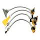 Universal metal hose nozzle stainless steel plastic blowing air
