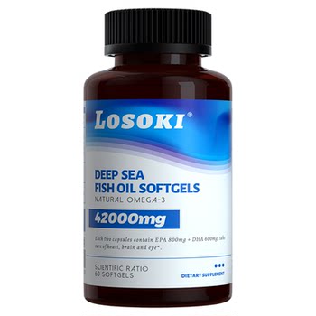 Losoki deep sea fish oil omega3 high concentration memory soft capsules for girls epa official