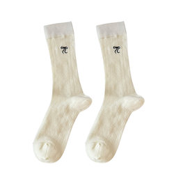 ຖົງຕີນແບບ ballet ສໍາລັບແມ່ຍິງໃນຊ່ວງລຶະເບິ່ງຮ້ອນແບບຍີ່ປຸ່ນແບບບໍ່ມີກະດູກກາງ calf socks pure cotton mesh breathable stockings summer thin