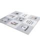 Beiyi baby spliced crawling mat antibacterial and anti-fouling crawling mat
