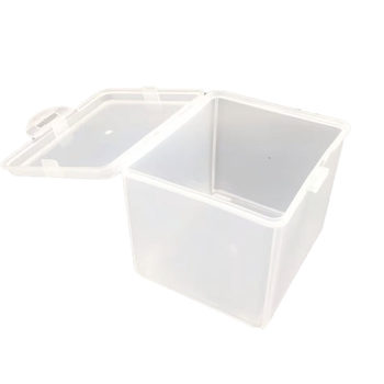 Storage box transparent plastic with lid box multi-functional debris portable card storage small box parts screw storage