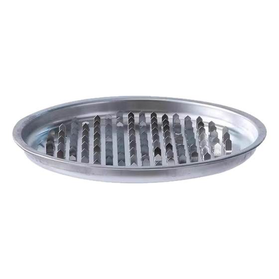 
Stainless steel mosquito coil tray household with lid larger and thickened gray plate fireproof creative incense burner outdoor mosquito coil box