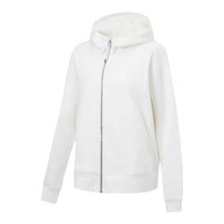 Li Ning Sports Jacket 2023 Autumn and Winter Women's Fitness Series Plush Warm Cardigan Hooded Sweatshirt AWDT802