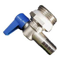 Floor heating water distributor radiator 6 minutes 1 inch drain valve exhaust exhaust drain valve sewage faucet large flow