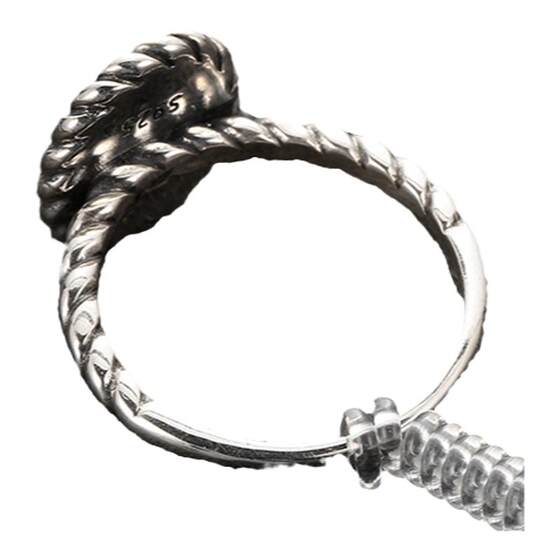Invisible, small, anti-falling, winding and adjustable elastic ring