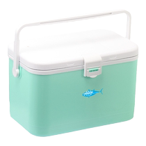 Mini small fishing box ultra-light portable multi-functional fishing refrigerator insulated sea fishing box live bait shrimp box 12 8 fishing gear