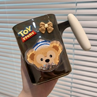 Черный чай+игрушечный белый коричневый дом