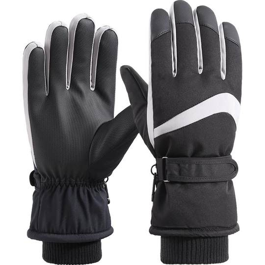 Men's and women's ski gloves to protect against cold and keep warm