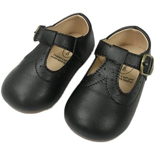 Children's leather shoes retro non-slip spring and autumn soft soles