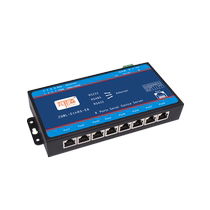 (Valentin) 8-way serial port server RS232 422 485 to Ethernet serial port to network port 485 transparent transmission Modbus RTU TCP gateway MQTT object