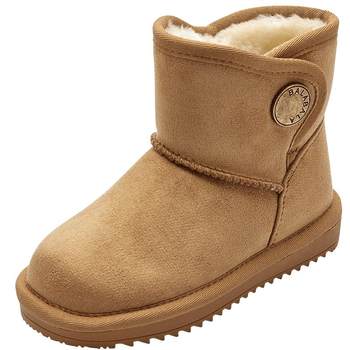 Balabala winter children's velvet thickened snow boots