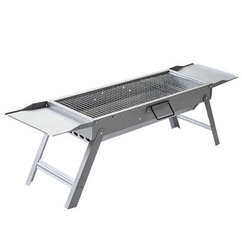 Barbecue grill household charcoal outdoor grill outdoor small carbon grill full set of barbecue equipment folding pull-out stove