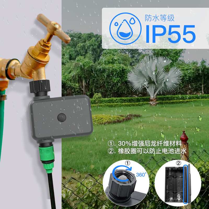 Tuya Bluetooth Smart Home Irrigation Water Valve App Voice Timing Garden Agriculture and Forestry Drip Irrigation Smart Flower Watering Device