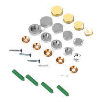 Decorative cap advertising nail copper mirror nail decorative cover acrylic board nail ugly cap glass fixing nail expansion screw