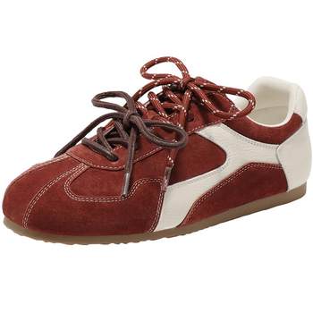 Belle berry candy women's retro red ballet style moral training shoes racing casual forrest gump shoes b2472am5