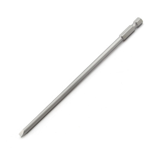 Slotted electric screwdriver bit with extended magnetic tip 6.35 electric screwdriver bit flat mouth wind bit 75/150mm
