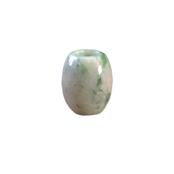 Natural jadeite olive beads from the da kongdao period