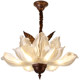 Pasha bedroom chandelier Song's aesthetic Zen bedroom chandelier new medieval retro wabi-sabi style restaurant lamps